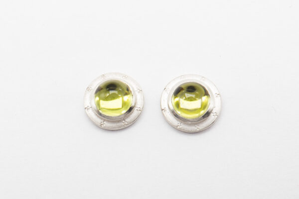 Peridot Ohrstecker in Silber