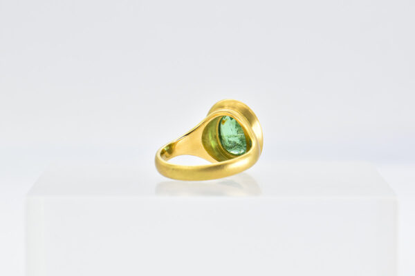 Toller großer Goldring mit Paraiba-Turmalin
