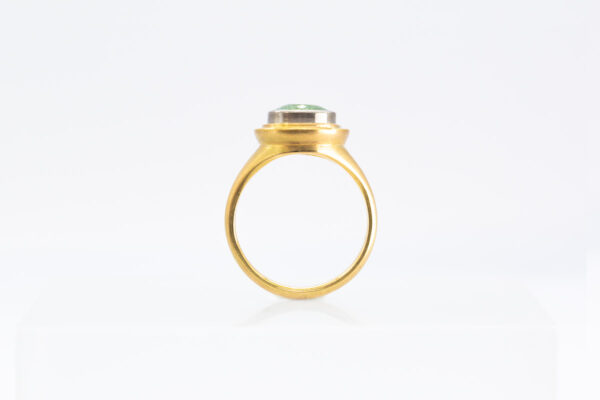 Toller großer Goldring mit Paraiba-Turmalin