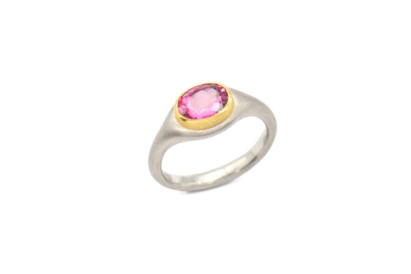 Pinkfarbener Turmalin-Ring