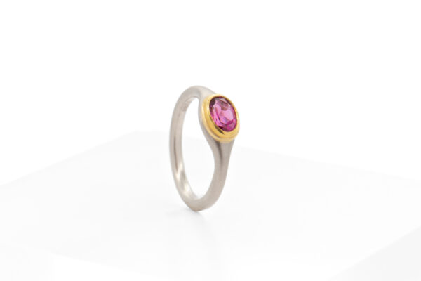 Pinkfarbener Turmalin-Ring